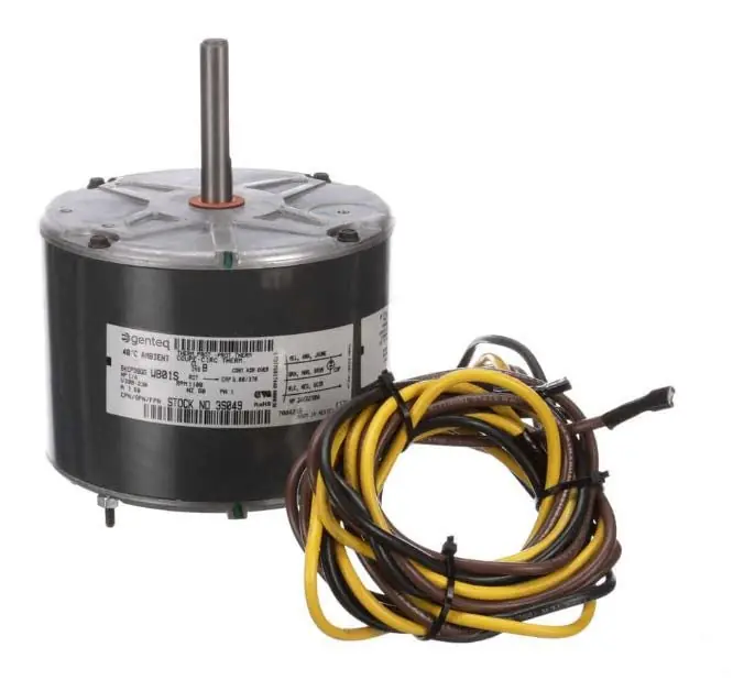 Regal Beloit 3S049 Carrier Condenser Motor 1/4 hp, 1100 RPM, 208-230V Genteq