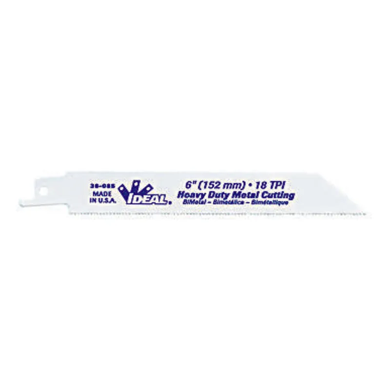 Ideal 36-086 Blade, Reciprocating, Heavy Duty, 8 IN, 10/14 TPI