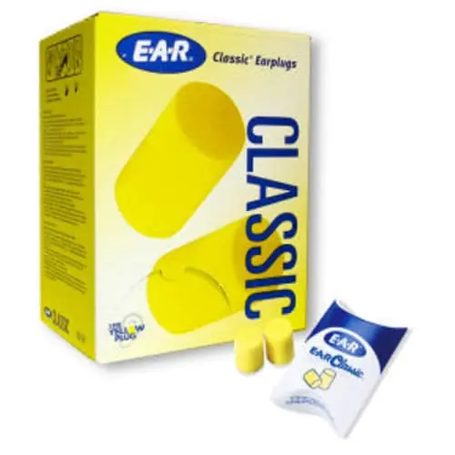 3M 310-1001 Ear Plugs E-A-R Classic 200 Pairs/Box