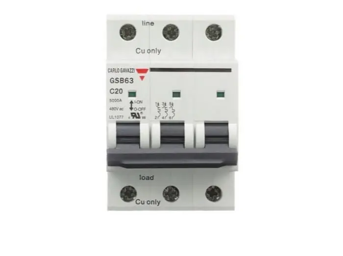 Carlo Gavazzi GSB633PC4 GSB63 Series Circuit Breakers 4 A
