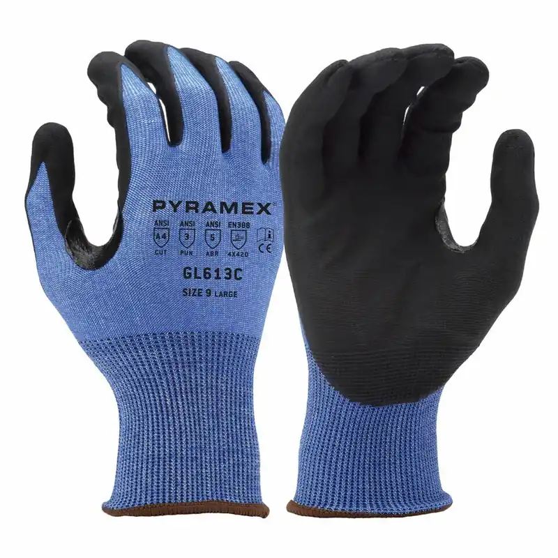 Pyramex GL613C-2XL Touchscreen Micro-Foam Dipped Gloves 2X-Large