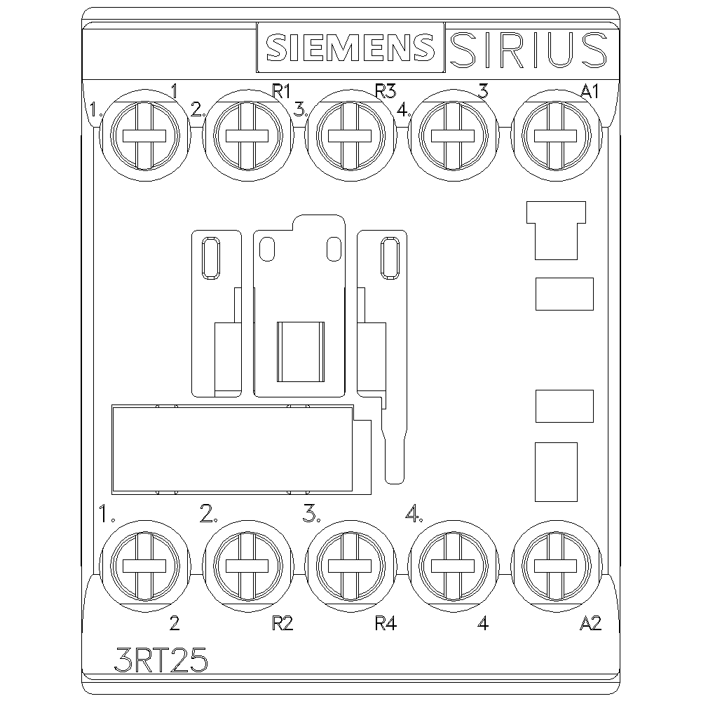 Siemens 3RT25161AK60 Contactor S00 9A 1