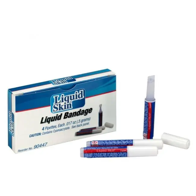 First Aid 90447 Liquid Skin Bandage 4 Per Box