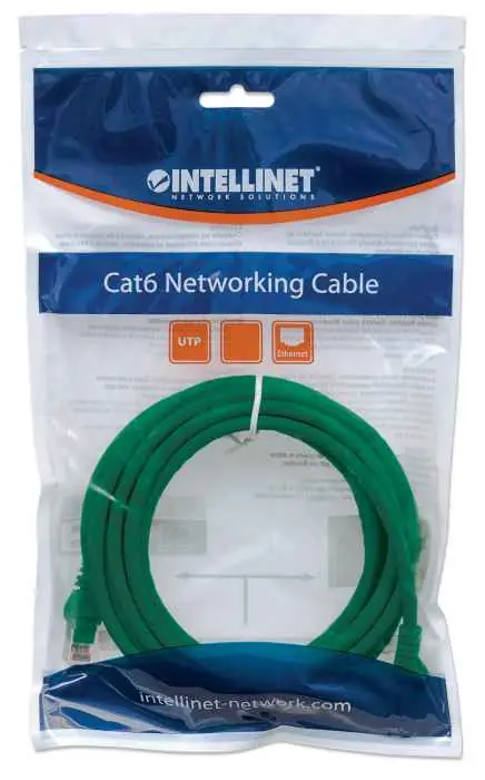 Intellinet 342476 3 ft Cat6 Snagless Patch Cable