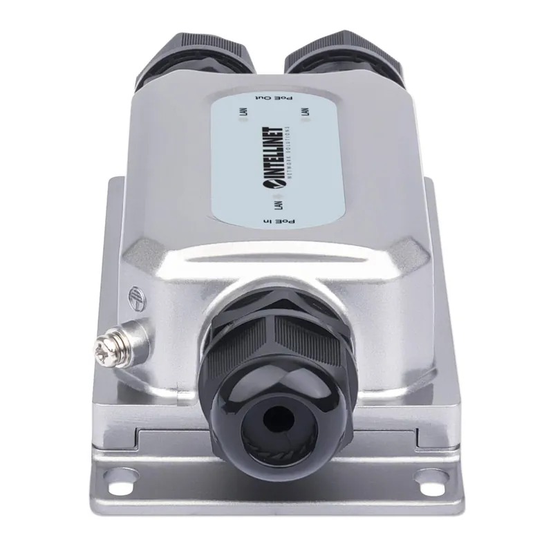 Intellinet 561648 2-Port Outdoor Vandalproof Gigabit PoE++ Extender, IP67 Waterproof, IEEE 802.3bt