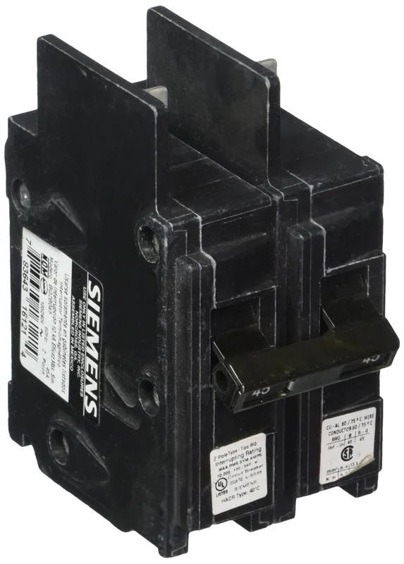 Siemens BQ2B045 Low Voltage Molded Case Circuit Breakers 45A