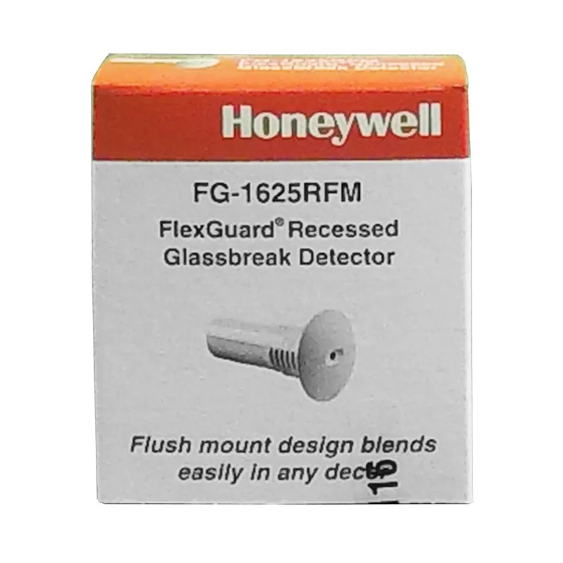 Honeywell Home FG1625RFM FlexGuard Round Flush-Mount Glassbreak Detector, 25 feet Range