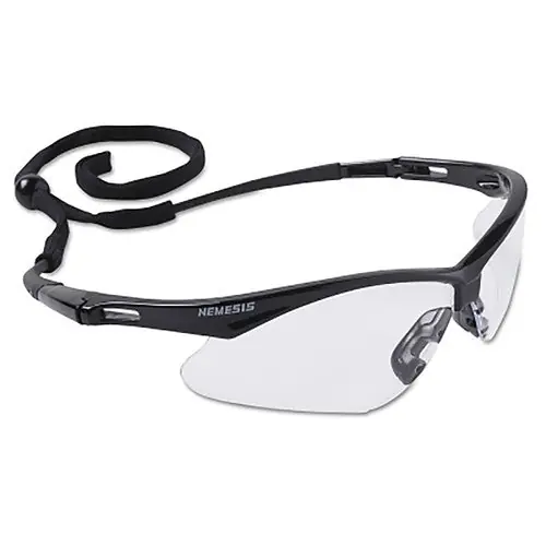 Jackson 25679 V30 Nemesis Safety Glasses - Black Frame Clear Anti-Fog Lens - 1 Each