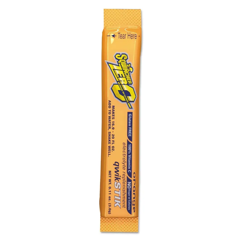 Sqwincher 060100-OR Sugar-Free Qwik Stik Energy Drink Mix (Pack of 500)