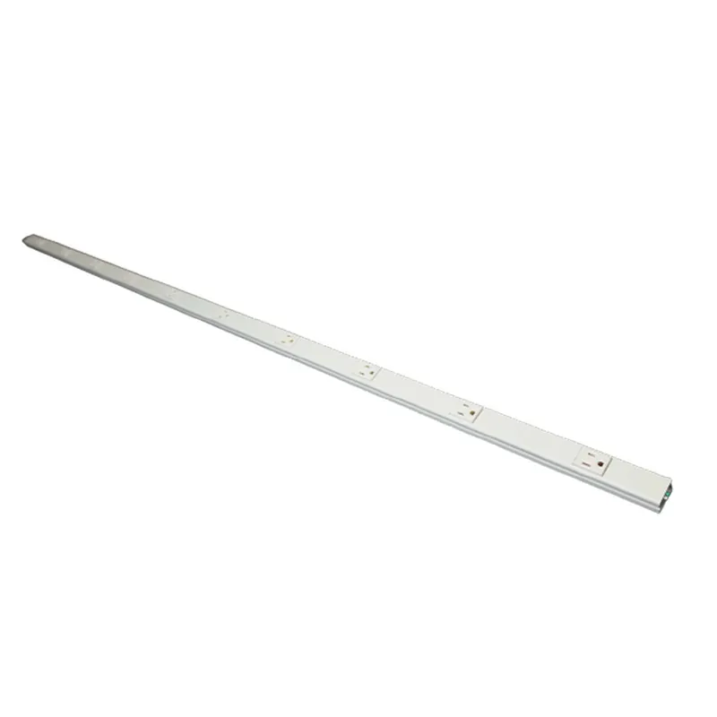 Wiremold G20GB306 36 inches 6 inches Center Distance Steel Single Raceway Multi-Outlet Strip
