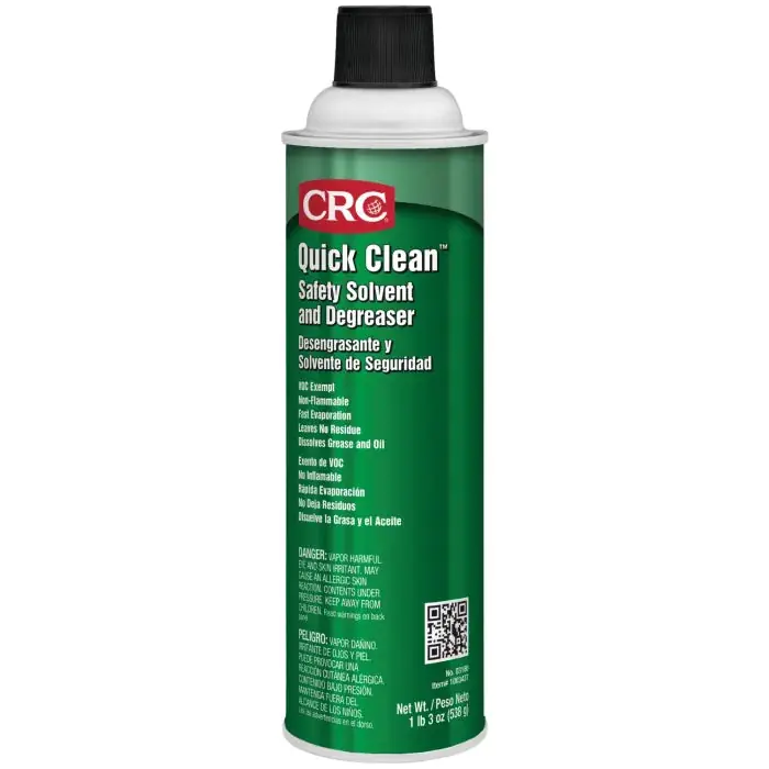 Crc 3180 Quick Clean Safety Solvent & Degreaser 20 oz