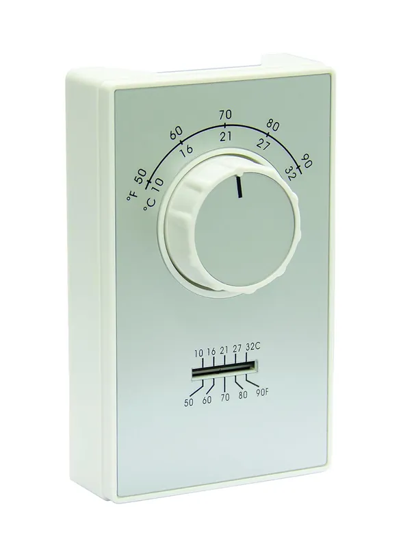 Tpi ETD9STS Line Voltage Wall Mount Thermostat Heat/Cool 50-90 Degree Temp Range