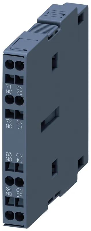 Siemens 3RH1921-2DE11 2-Pole 1NO 1NC Spring Loaded Terminal Contactor Auxiliary Switch Block