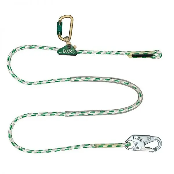 Buckingham 9-8 BuckAdjuster Positioning Lanyard, 8ft