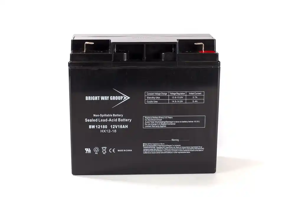 Bright Way BW12180 F2 12V 18Ah SLA Battery