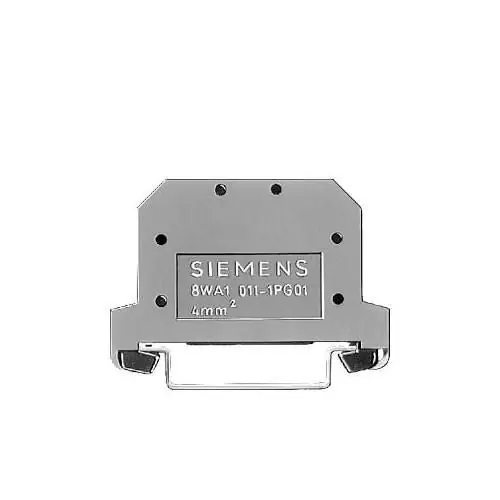 Siemens 8WA1011-1PG00 4 mm 2-Terminal Terminal Block