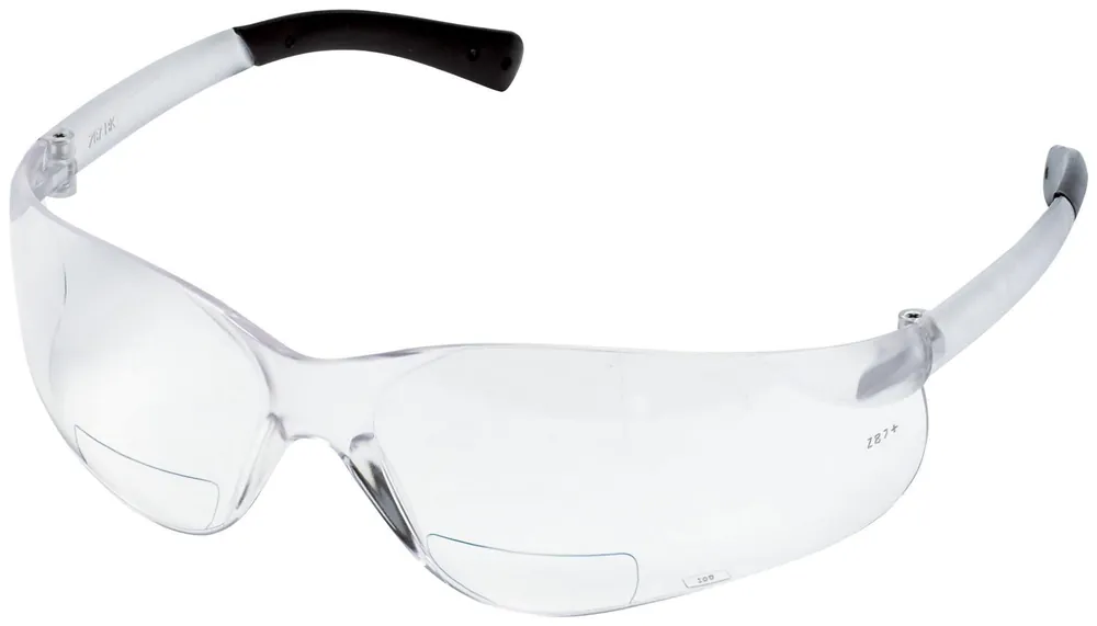 Crews BKH15 Bearkat Magnifier Eyewear +1.5 Diopter Clear Polycarbonate Lenses