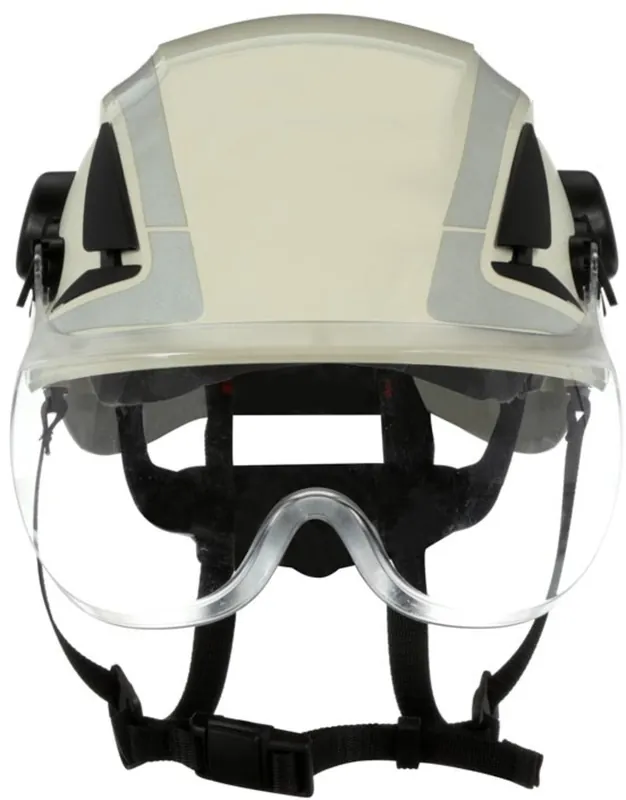 3M X5-SV01 Short Visor for X5000 Safety Helmet Clear Anti-Fog Anti-Scratch Polycarbonate ANSI 10 EA/Case