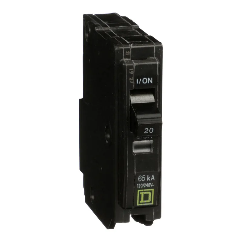 Square D QH120 miniature circuit breaker 20 amp