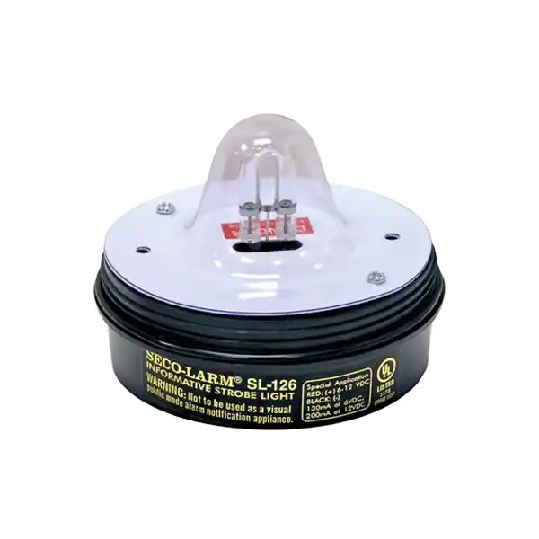 Seco-Larm SL-126-A24Q/A Strobe Light Amber 6~24VDC