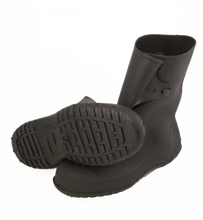 Tingley 35121-XL Workbrutes Overboots, Mens, XL, Button Tab, Black, PVC, PR