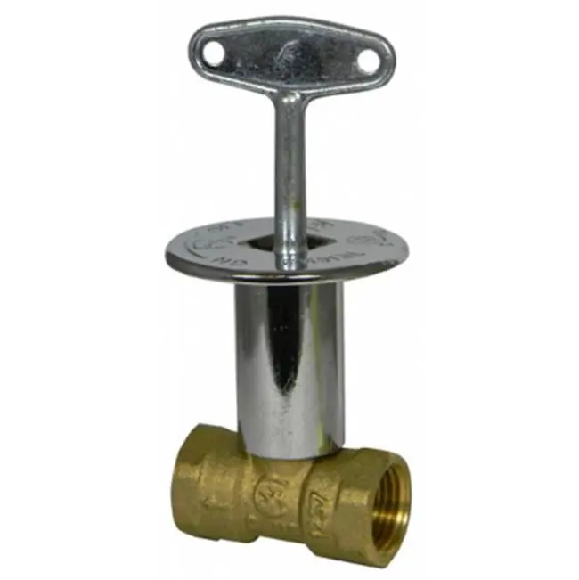 Ay Mcdonald 4901-126 10720 1/2 Straight Log Lighter Bvlv-Chrome