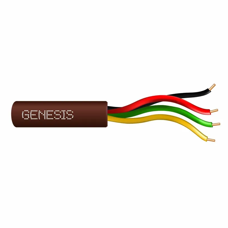 Genesis Cable 21035807 22 awg/4 conductors Solid Unshielded Jacketed CMR Security Cable - Speed Bag, 500ft Replacement 11035807