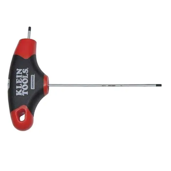 Klein Tools JTH4E08 1/8-Inch Hex Key with Journeyman T-Handle, 4-Inch