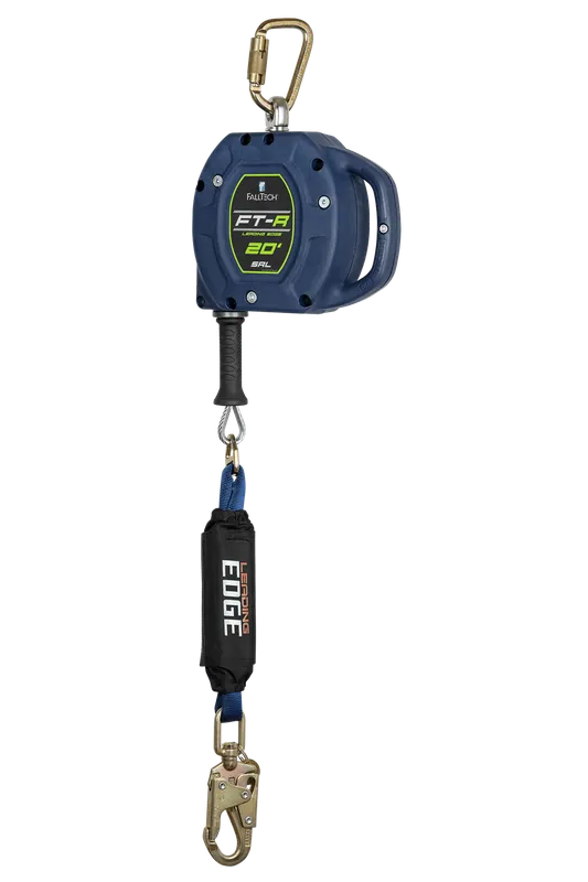 Falltech 721520LEC FT-R Class 2 Leading Edge SRL with 20 feet Galvanized Steel Cable