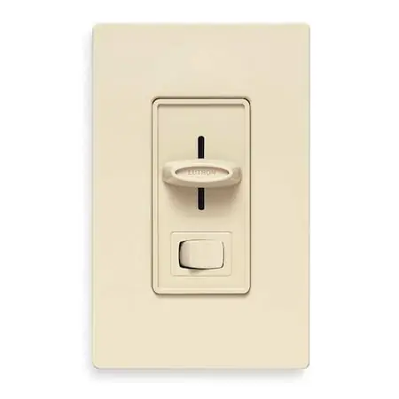 Lutron SLV-600P-IV Skylark Preset Dimmer with On/Off Switch, Magnetic Low-Voltage, Single-Pole, 120V/600VA (450W)