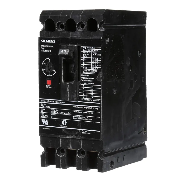 Siemens ED63A040 Circuit Breaker 40A