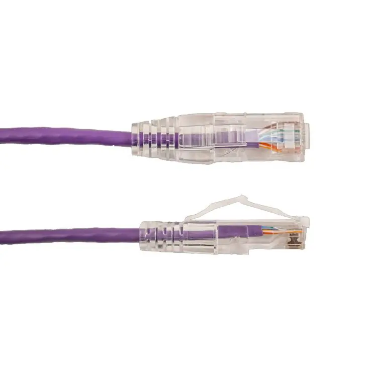 Vertical Cable 077-2024/1PR Cat6A 1Ft Slim Patch Cord