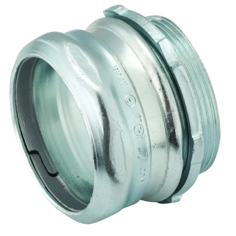 Raco 2944 3-1/2 inches emt Compression Connector, Uninsulated, Steel