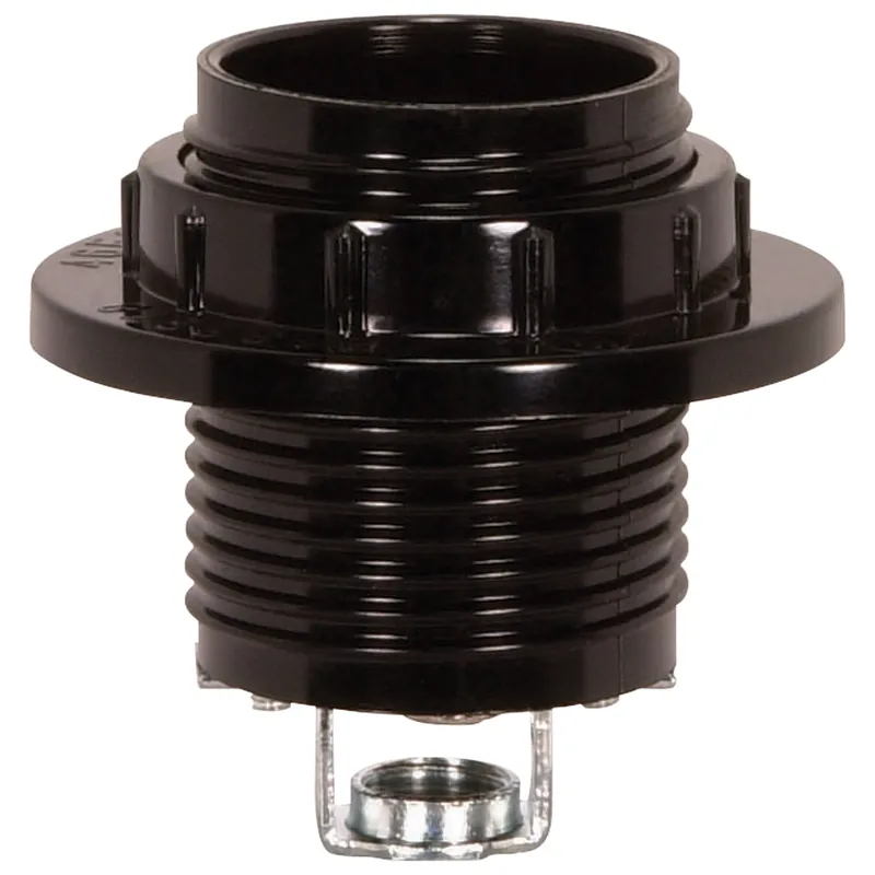 Satco 80/1077 Threaded Socket With Ring 660W 250V