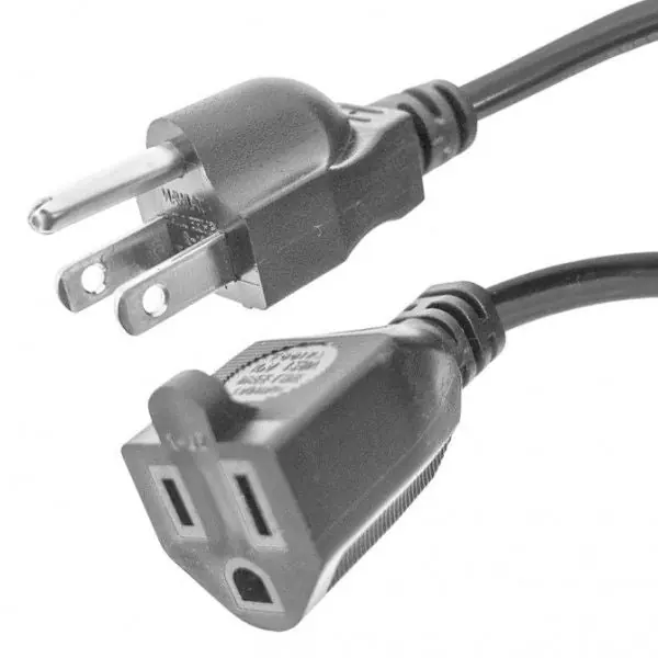 Calrad 55-788-6 ac Extension Cable 6 ft. Long