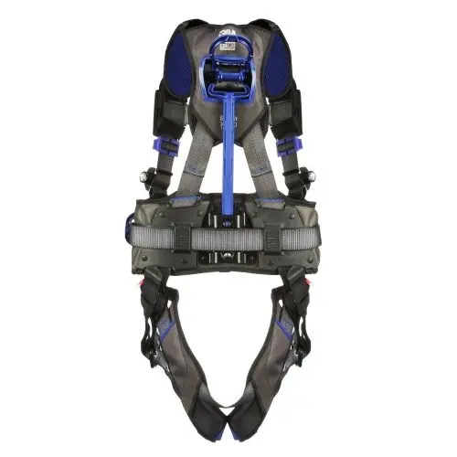 3M 1403091 dbi-sala exofit x300 comfort construction positioning safety harness, back/hip d-rings, x-large, tongue buckle/auto-locking qc