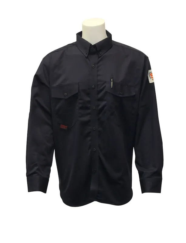 Stanco FRCN412-NB-L FR Deluxe Button-Down Collar Shirt