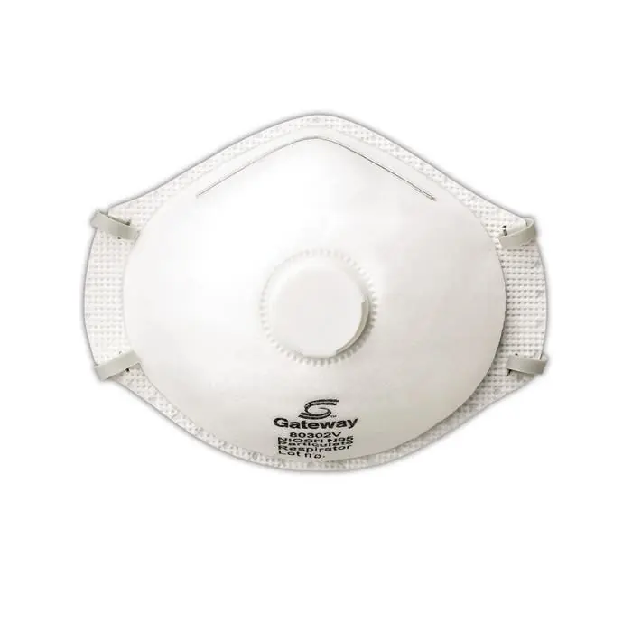 Gateway 80302V TruAir disposable N95 respirator with vent (10/dispenser)