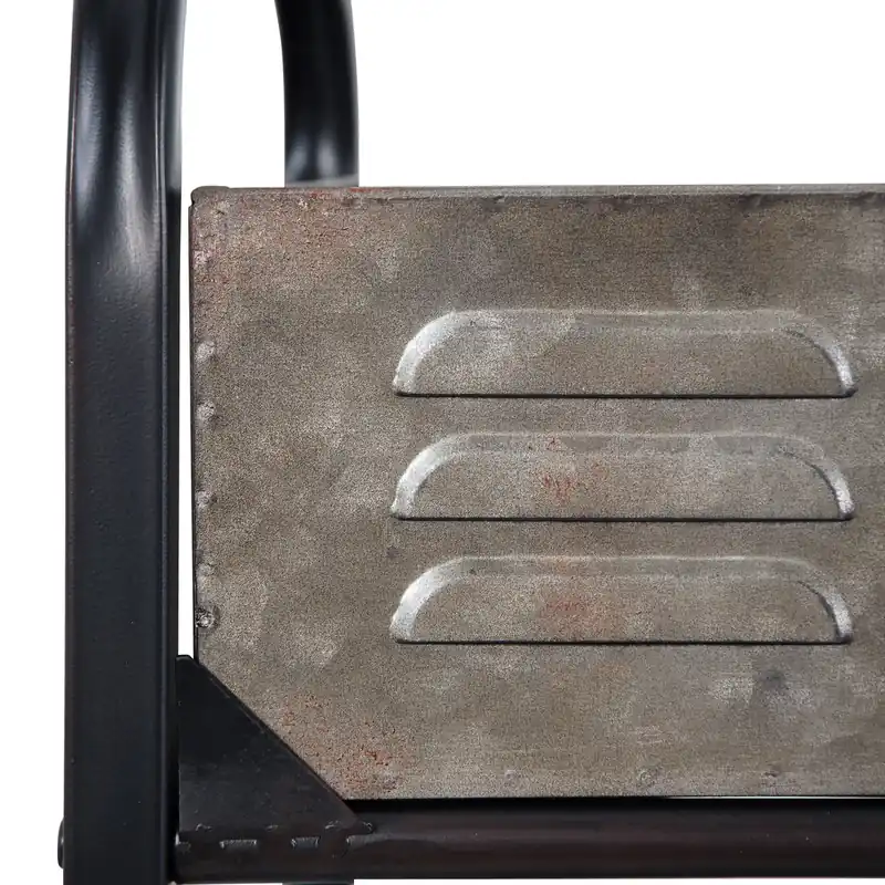 Varaluz 4FEN0201 Elixir Rustic Metal Bar Cart
