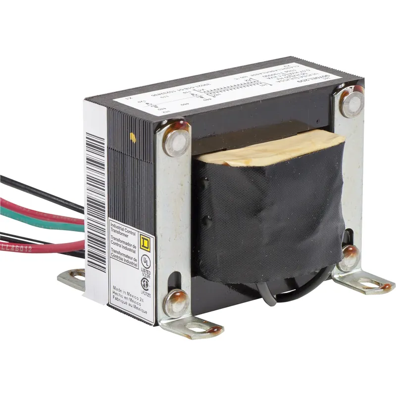 Square D 9070EL2D9 Transformer 100 VA 480 Volt Primary 120 Volt Secondary 1-Phase with Lead