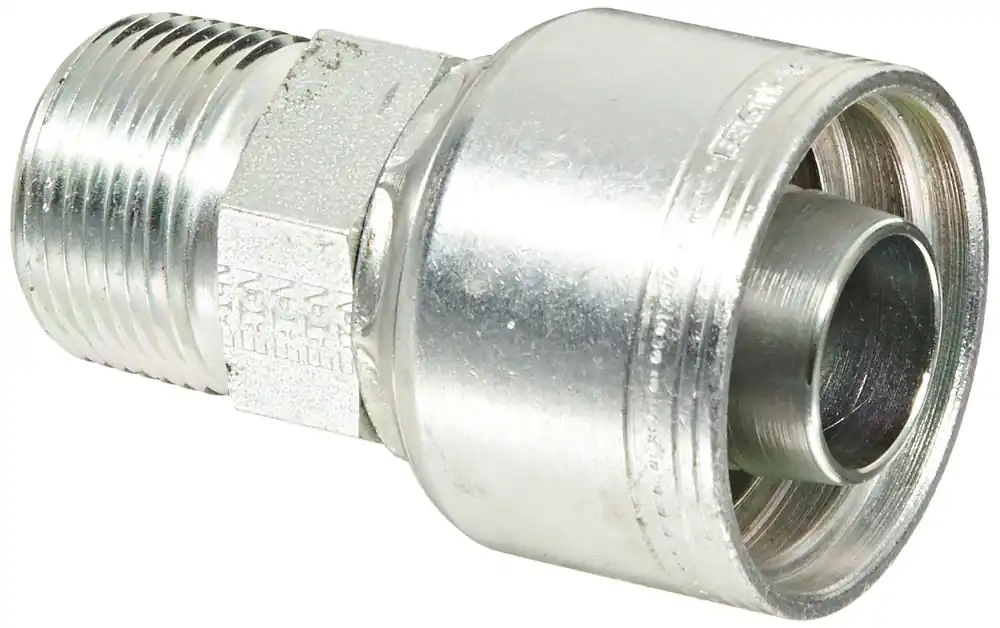 Eaton 1AA8MP8 Aeroquip Crimp Fitting 1/2 inches Hose ID, 1/2 inches - 14 Thread
