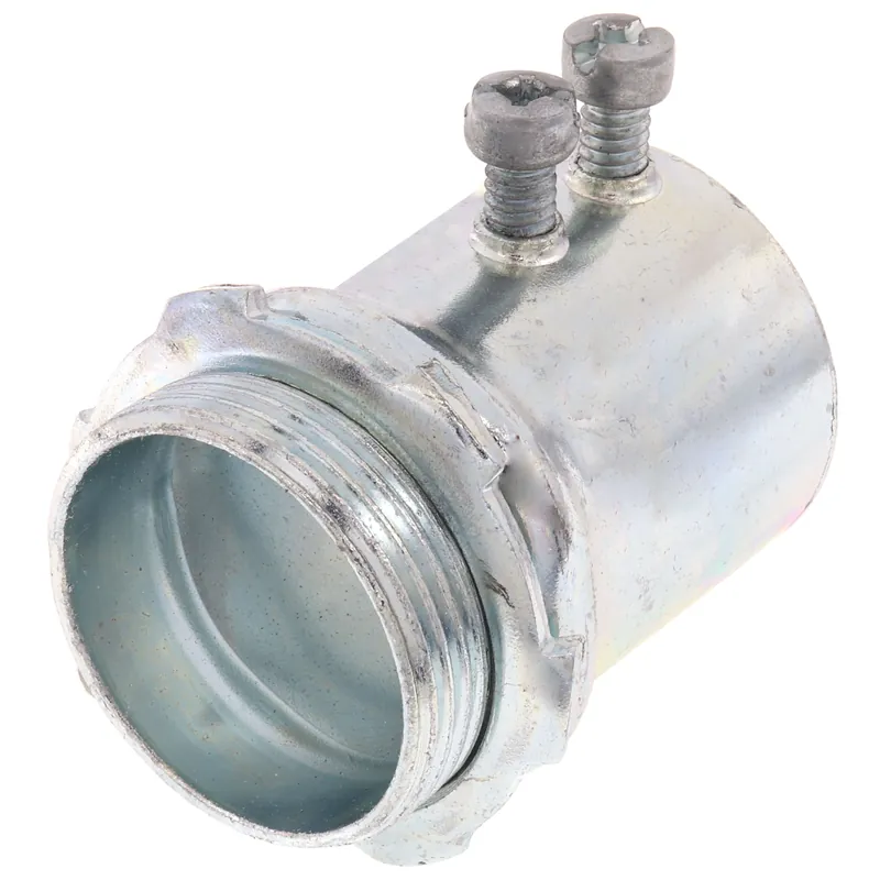 Steel City TC124A Set Screw Connector, Concrete Tight, Conduit Size 1-1/4 Inch