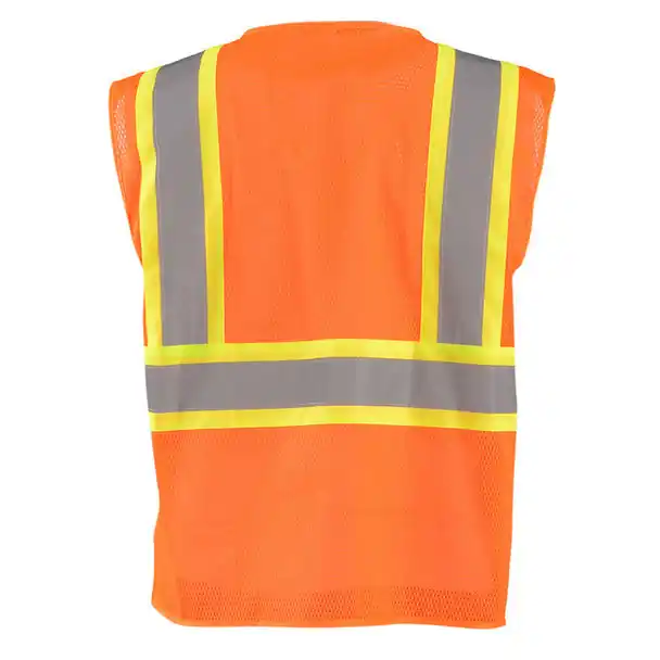 Occunomix ECO-IM2TZ-2XL Class 2 Hi Vis Mesh Two-Tone Economy Safety Vest ECO-IM2TZ