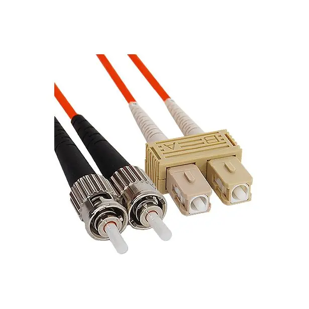 Icc ICFOJ9C305 SC-ST Duplex Multimode 62.5/125 (OM1) Fiber Optic Patch Cable 5M