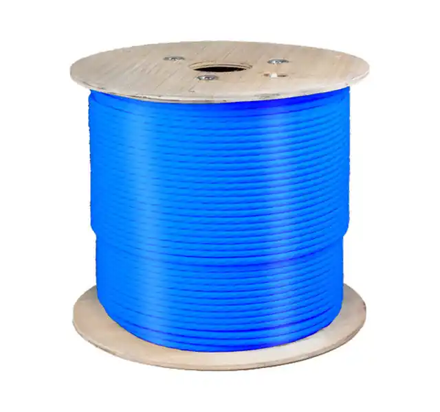 Vertical Cable 064-485/A/BL 23/8C CAT6A 10Gb UTP Solid BC Cable 1000ft Pull Box