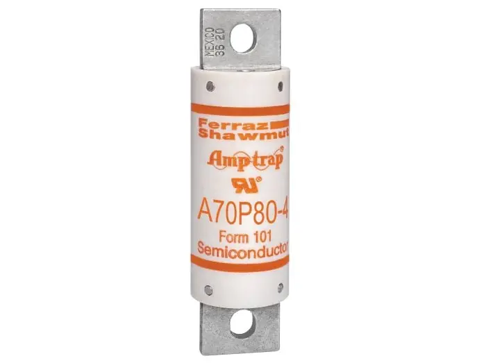 Mersen A70P80-4 Semiconductor Protection Fuse Fast Acting 80A