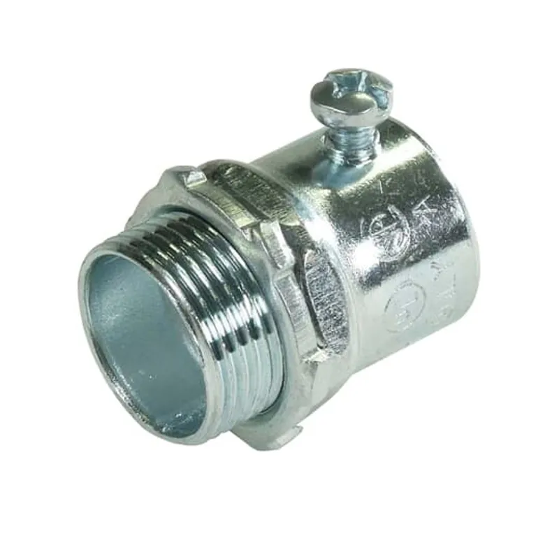 Steel City TC129A Set Screw Connector, Concrete Tight, Conduit Size 3-1/2 Inches