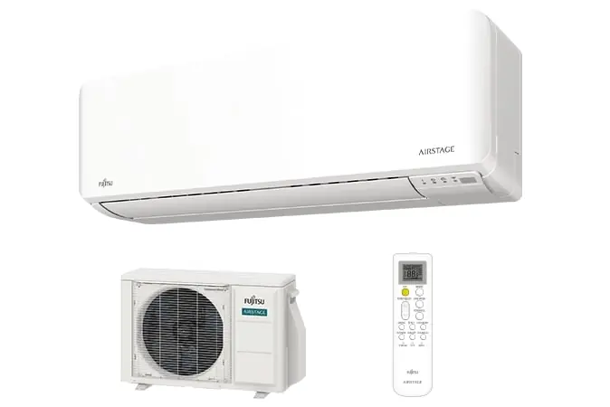 Fujitsu AOUH12KMAS1 12,000 BTU 20 SEER Entry Tier Wall Mounted Single Zone System