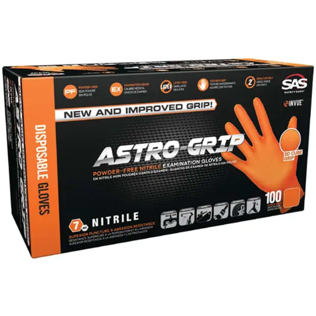 Sas Safety 66474-XL Astro Grip Pf 7 Mil Size XL