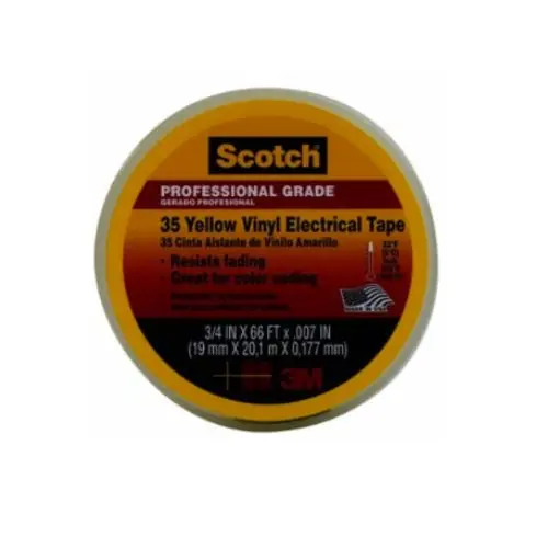 3M 108443 66 feet x .75 inches Electrical Color Coding Tapes 35, Vinyl replacement 500-108443